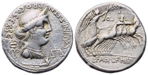 C. Annius and L. Fabius, Denarius, Rome, 82-81 BC; AR (3,88 g; 18,5 mm; 9 h)
