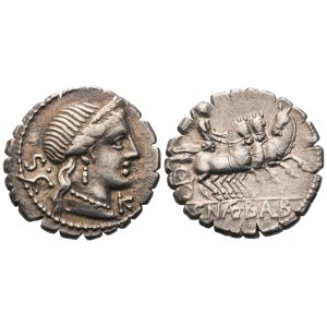 C. Naevius Balbus, Denarius serratus, 79 BC; AR (3,71 g; 18,5 mm; 6 h)