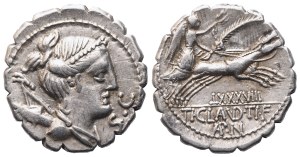 Ti. Claudius Nero, Denarius, 79 BC; AR (4,01 g; 18,6 mm; 6 h)