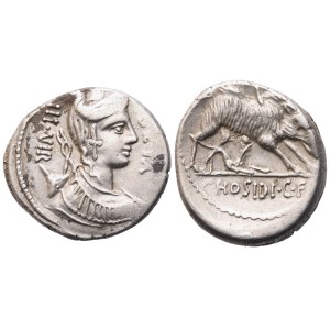 C. Hosidius Geta, Denarius, 64 BC; AR (4 g; 18 mm; 4 h)