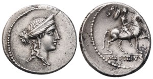 M. Aemilius Lepidus, Denarius, 61 BC; AR (3,91 g; 18,2 mm; 3 h )