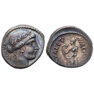 Mn. Acilius Glabrio, denár, 49 pred Kr.; AR (3,91 g; 18,2 mm; 1 h)