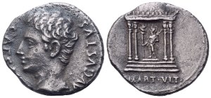 Augustus (27 BC- AD 14), Denarius, Spain, c. 19-18 BC; AR