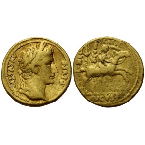 Augustus (27 BC-AD 14), Aureus, Lugdunum, 15-12 BC; AV (7,75 g; 18,6 mm; 6 h)