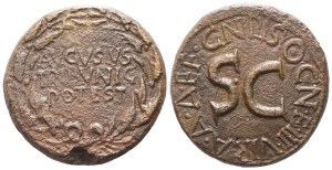 Augustus (27 BC - 14 AD), Dupondius, Rome, 15 BC; Æ (11,72 g; 26 mm; 3 h)