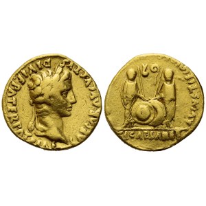 Augustus (27 BC-AD 14), Aureus, Lugdunum, (2 BC-4 AD); AV (7,78 g; 19,2 mm; 12 h)