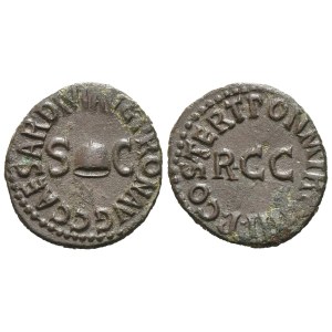 Gaius (37-41), Quadrans, Rome, 39-40; Æ (2,82 g; 17,1 mm; 6 h)