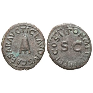 Claudius (41-54), Quadrans, Rome, 42; Æ (2,85 g; 18 mm; 7 h)