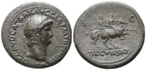 Nero (54-68), Sestertius, Rome, 64; Æ (25,78 g; 34,4 m; 6 h)