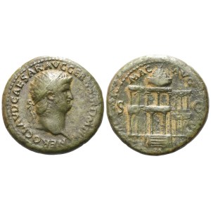Nero (54-68), Dupondius, Rome, c. 64; Æ (16,39 g; 29 mm; 6 h)