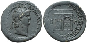 Nero (54-68), Sestertius, Rome, 65-68; Æ (26,75 g; 35,4 mm; 7 h)