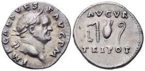 Vespasian (69-79), Denarius, Rome, 70-71; AR (3,52 g; 17,5 mm; 6 h)