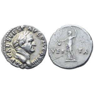 Vespasian (69-79), Denarius, Rome, 72-73; AR (3 g; 17,6 mm; 7 h)