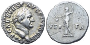 Vespasian (69-79), Denarius, Rome, 72-73; AR (3 g; 17,6 mm; 7 h)