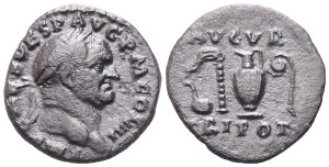 Vespasian (69-79), Denarius, Rome, 72-73; AR (2,80 g; 17,5 mm; 6 h)