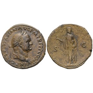 Vespasian (69-79), Sestertius, Rome, 76; Æ (24,42 g; 32,3 mm; 6 h)
