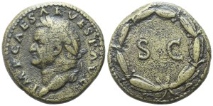 Vespasianus (69-79), As, Commagene/Samosata, 69-70; Æ (6,44 g; 21 mm; 6 h)