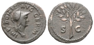 Domitian (81-96), Quadrans, Rome, 81-82; Æ (2,10 g; 17,5 mm; 7 h)