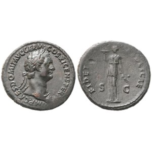 Domitian (81-96), As, Rome, 85; Æ (10,86 g; 28,8 mm; 5 h)