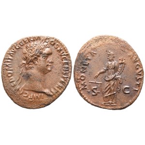 Domitian (81-96), As, Rome, 90-91; Æ (10,99 g; 29,8 mm; 6 h)