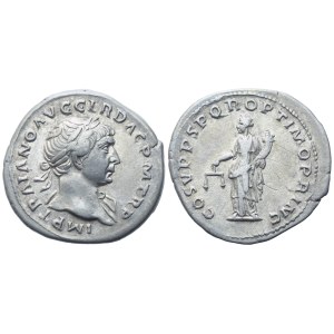Trajan (98-117), Denarius, Rome, 103-11; AR (3,26 g; 19,4 mm; 6 h