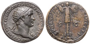 Trajan (98-117), Dupondius, Rome, 107; Æ (15,05 g; 27,2 mm; 6 h)