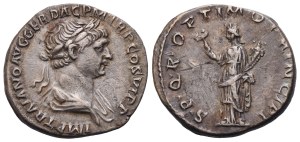 Trajan (98-117), Denarius, Rome, 113-114; AR (3,26 g; 18,4 mm; 6 h)