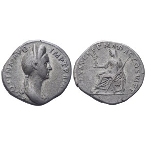 Plotina (105-123), Denarius, Rome, 112-114; AR (3,05 g; 19 mm; 7 h)