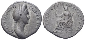 Plotina (105-123), Denarius, Rome, 112-114; AR (3,05 g; 19 mm; 7 h)
