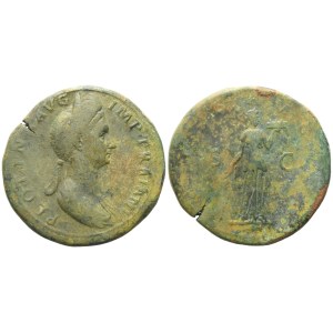 Plotina (105-123), Sestertius, Rome, 112-117; Æ (29,23 g; 33,6 mm; 6 h)