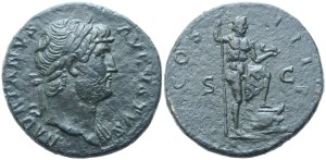 Hadrian (117-138), Sestertius, Rome, AD 125-127; (24,67 g; 33 mm; 6 h)