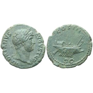 Hadrian (117-138), As, Rome, AD 125-128; Æ (10,42 g; 28 mm; 6 h)