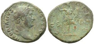 Hadrian (117-138), As, Rome, 129; Æ (12,04 g; 27,2 mm; 6 h)