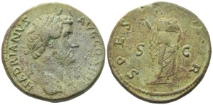 Hadrian (117-138), Sestertius, Rome, 134-138; Æ (27,83 g; 31,8 mm; 6 h)