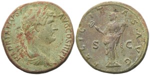 Hadrian (117-138), Sestertius, Rome, 134-138; Æ (26,89 g; 32 mm; 6 h)