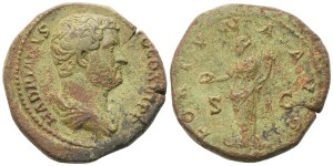 Hadrian (117-138), Sestertius, Rome, 134-138; Æ (15,26 g; 26,6 mm; 6 h)