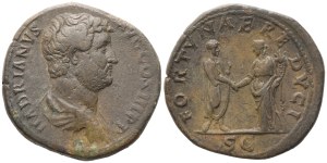 Hadrian (117-138), Sestertius, Rome, 134-138; Æ (30,10 g; 32,6 mm; 5 h)