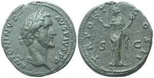 Antoninus Pius (138-161), As, Rome, 139; Æ (11,11 g; 28 mm; 12 h)