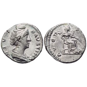 DIva Faustina I (died 141), Denarius, Rome, after 140; AR (3,51 g; 17 mm; 6 h)