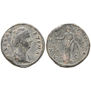 Diva Faustina I (died 141), Sestertius, Rome, after 141; Æ (29,25 g; 32 mm; 6 h)