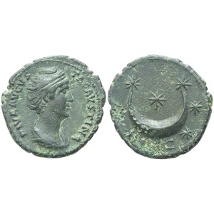 Diva Faustina I (died 141), As struck under Antoninus Pius, Rome, after 141; Æ (9,66 g; 27,5 mm; 12 h)