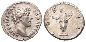 Marcus Aurelius as Caesar (139-161), Denarius, Rome, 145-147; AR (3,31 g; 18 mm; 6 h)