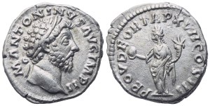 Marcus Aurelius (161-180), Denarius, Rome, 161; AR (3,44 g; 18 mm; 12 h)
