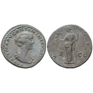 Faustina II Augusta (147-175), Sestertius, Rome, c. 150-152; Æ (23,52 g; 32,6 mm; 6 h)