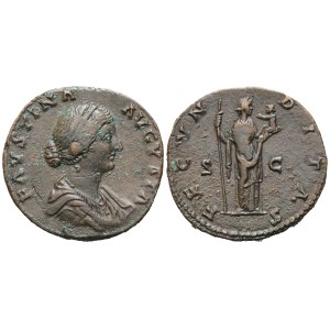 Faustina II Augusta (147-175), Sestertius, Rome, 161-175; Æ (24,11 g; 30,8 mm; 12 h)