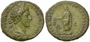 Commodus (177-192), As, Rome, c. AD 181-184; Æ (g 11,45; mm 25)