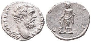 Clodius Albinus as Caesar (193-195), Denarius, Rome, 195; AR (19 mm, 3.17 g, 10 h), Rome
