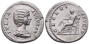 Julia Domna (193-217), Denarius, Rome, 196-211; AR (3,58 g; 18,8 mm; 12 h)