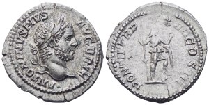 Caracalla (198-217), Denarius, Rome, 211; AR (2,90 g; 19,5 mm; 6 h)