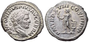 Caracalla (198-217), Denarius, Rome, 215; AR (2,73 g; 18,8 mm; 6 h)